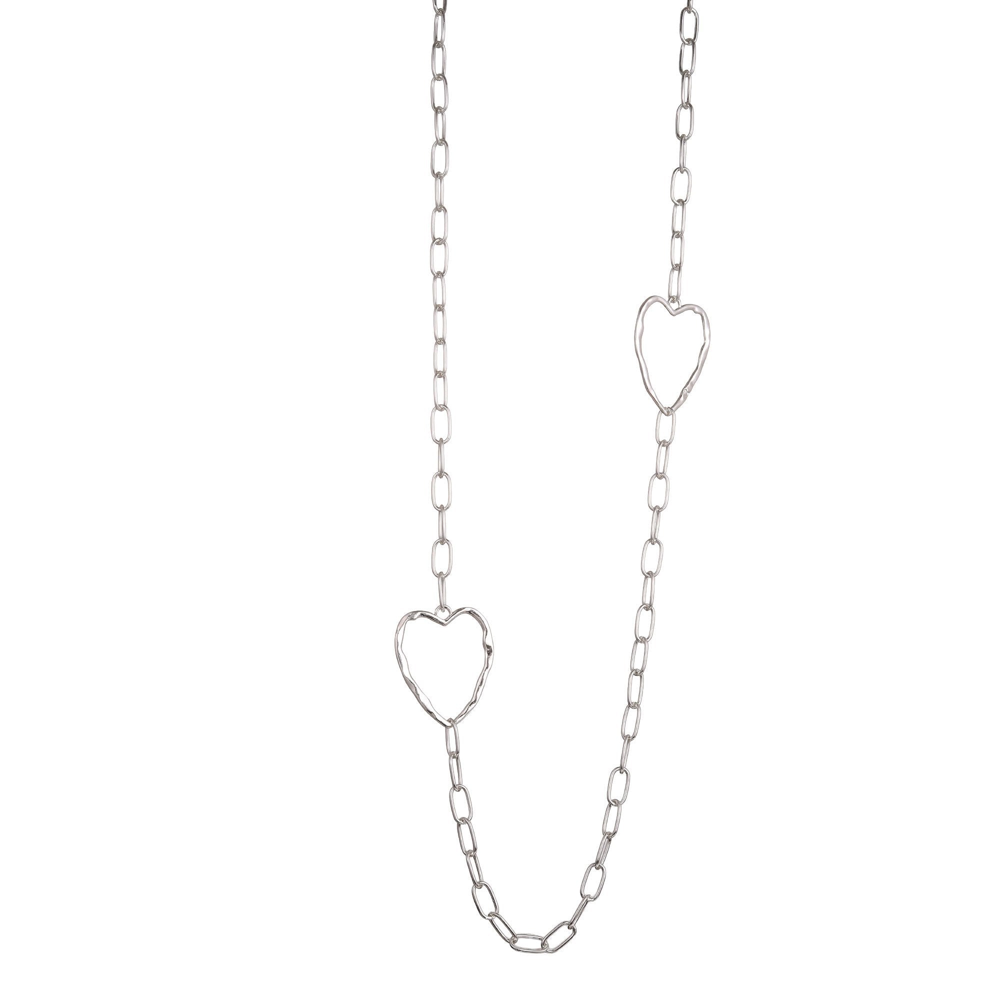 Långt Halsband med Hjärtformer | Lilla Hem