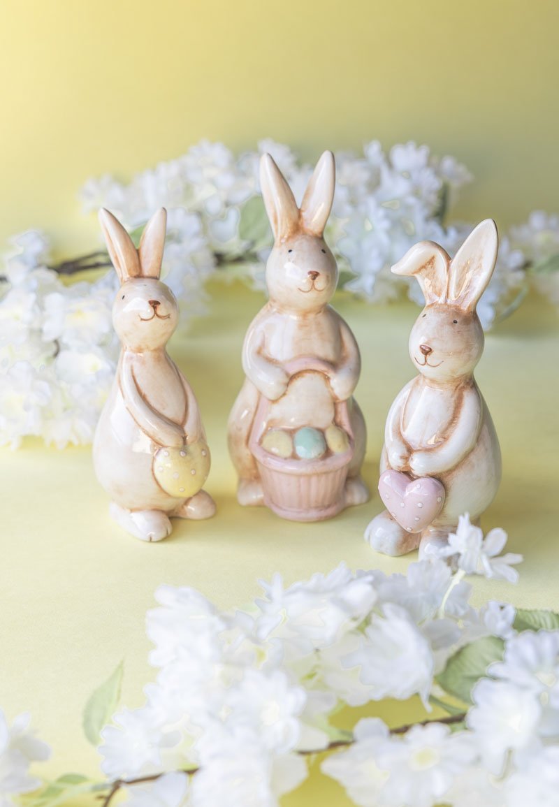 Dekoration Kaniner Hjärta Mix från Alot Decoration - framsida | Lilla Hem