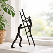 Gjutjärnsfigur Håller Stege H-23cm | Lilla Hem