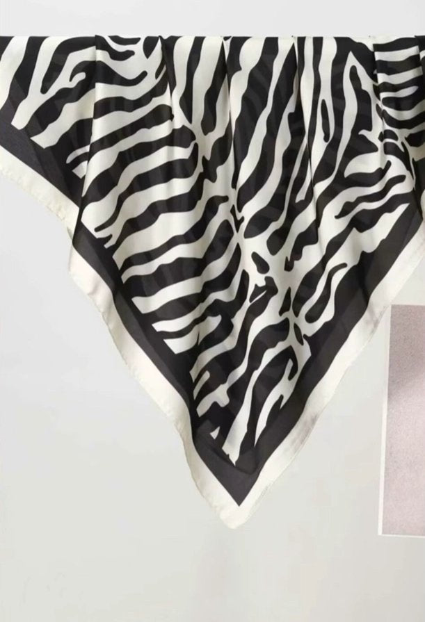 Zebramönstrad Sjal | Lilla Hem