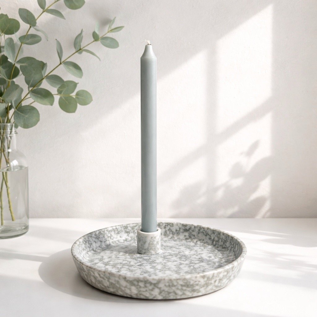 Melerat Ljusfat/ljusstake Bris 23cm | Lilla Hem