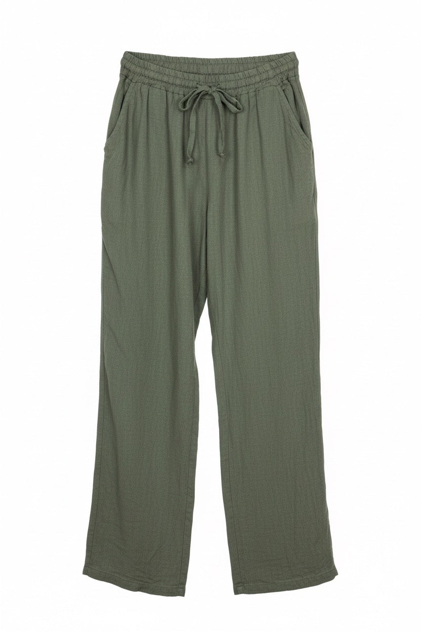 Linnebyxa Khaki - Gemini hos Lilla Hem