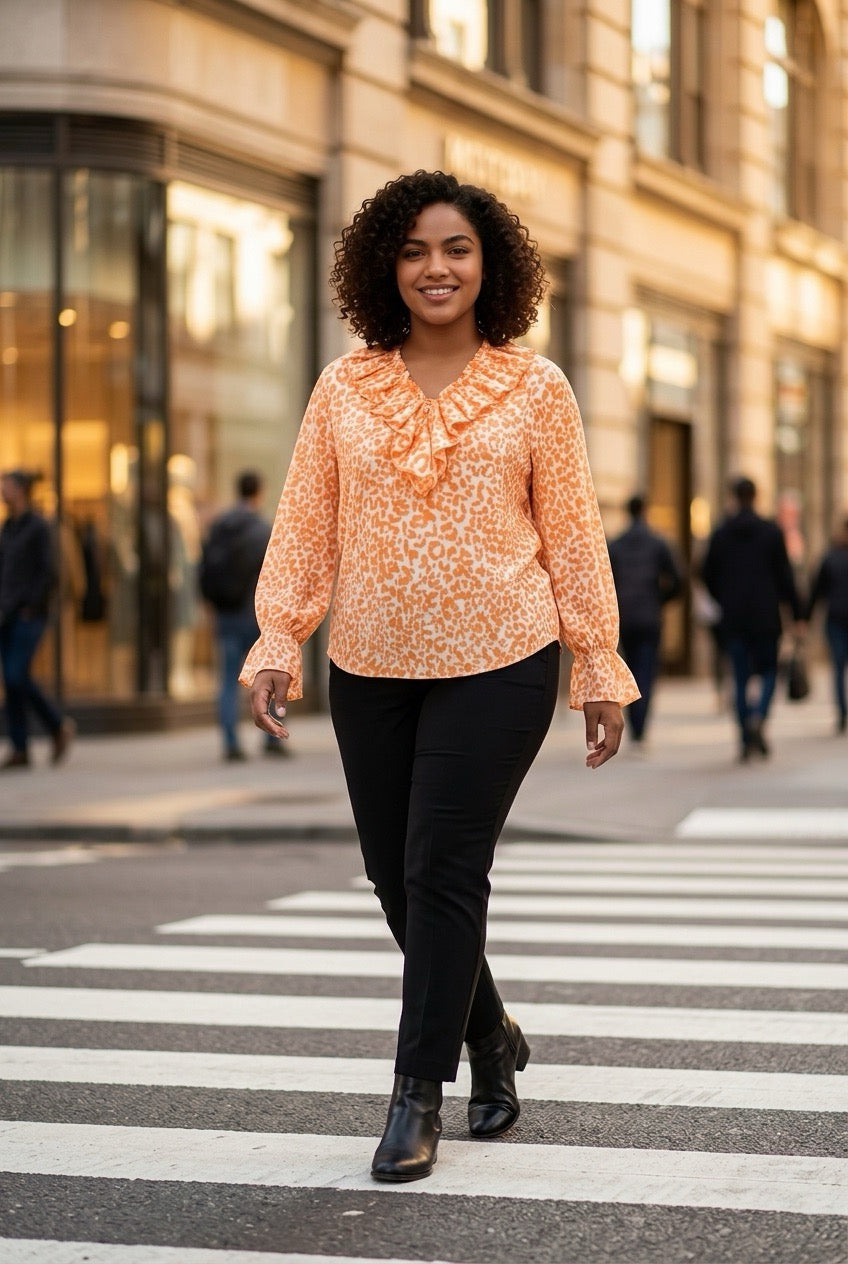 Blus med Fina Volanger | Lilla Hem