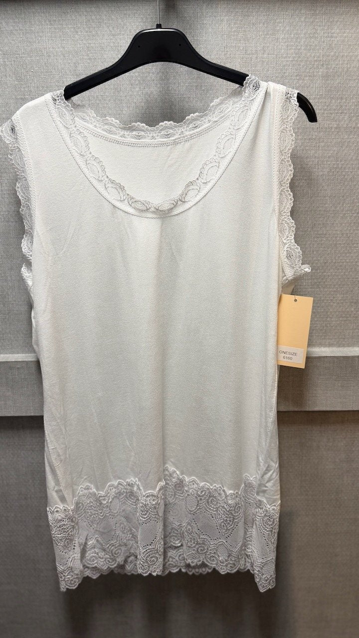 Spetslinne Vit Onesize - Lilla Hem