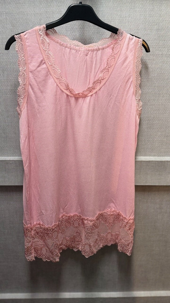 Spetslinne Rosa Onesize - Lilla Hem