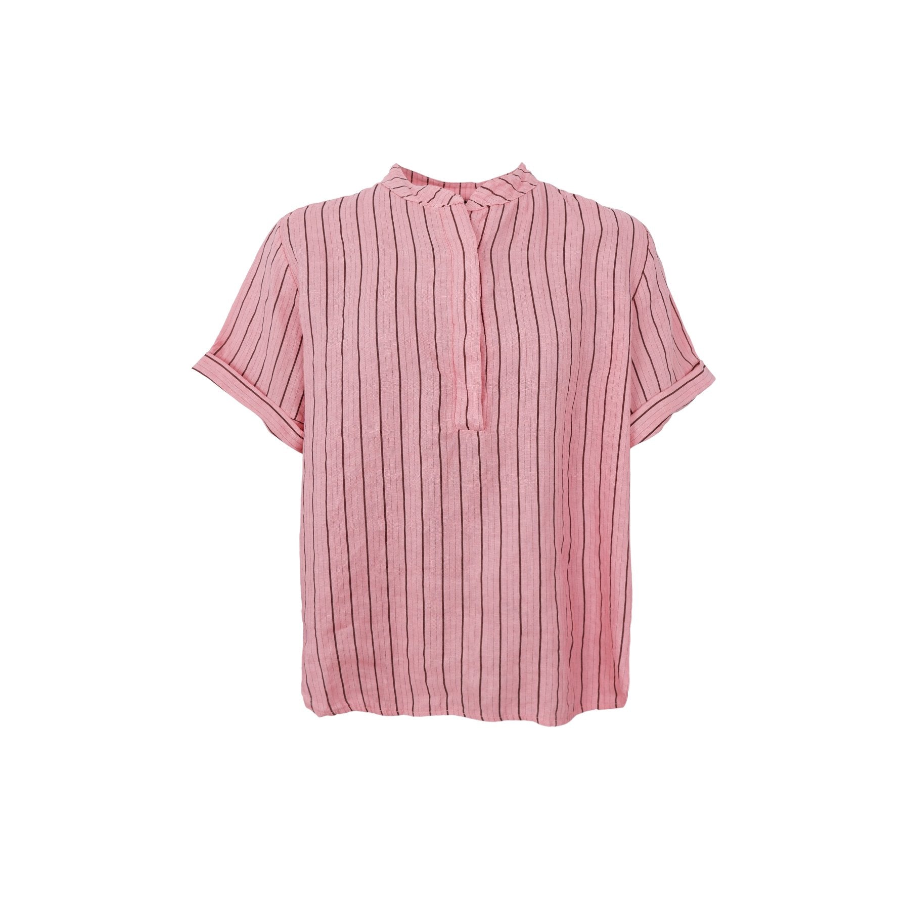 BCMELINA SS Linen Shirt | Lilla Hem