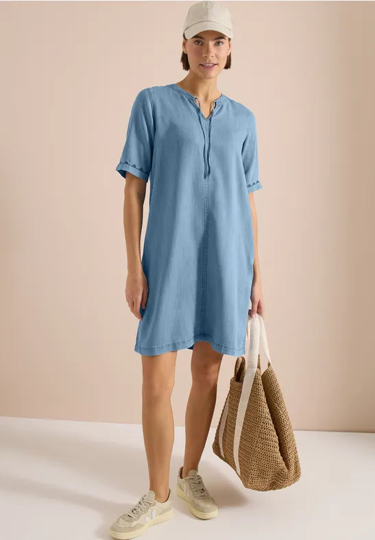 Denim Look Dress | Lilla Hem