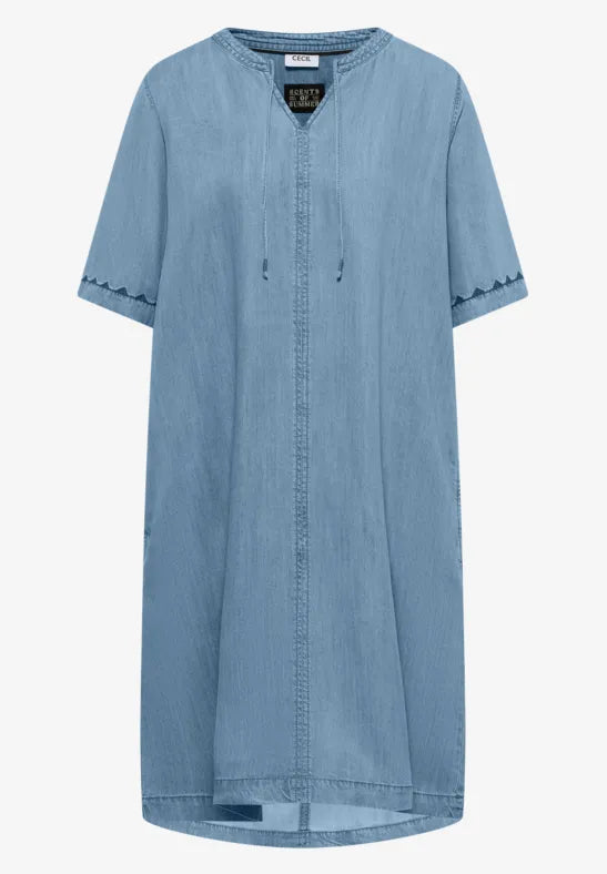 Denim Look Dress | Lilla Hem
