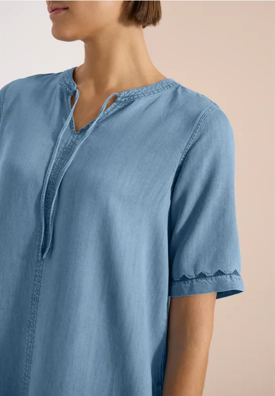 Denim Look Dress | Lilla Hem