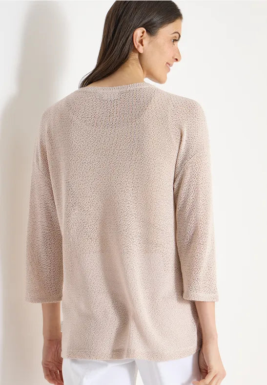 Lp_solid Ajour T-Shirt | Lilla Hem