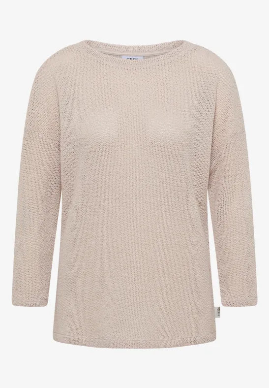 Lp_solid Ajour T-Shirt | Lilla Hem