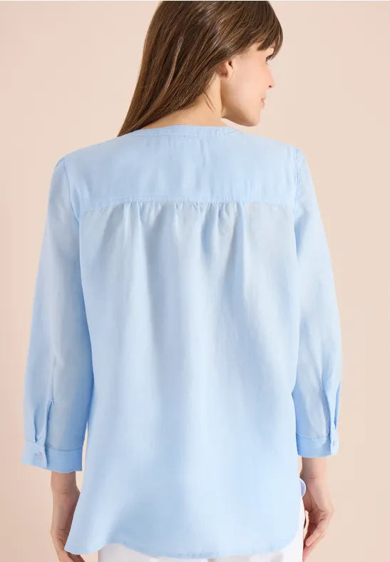 Li/cv_solid Color Blouse | Lilla Hem