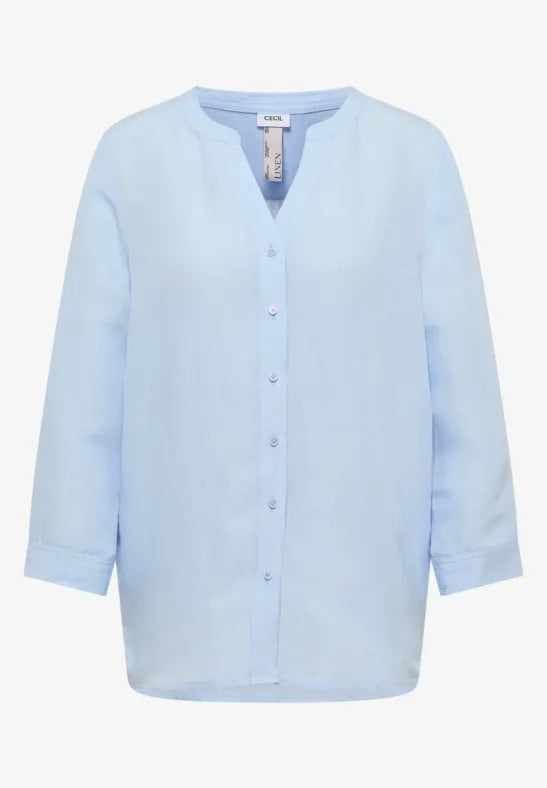 Li/cv_solid Color Blouse | Lilla Hem