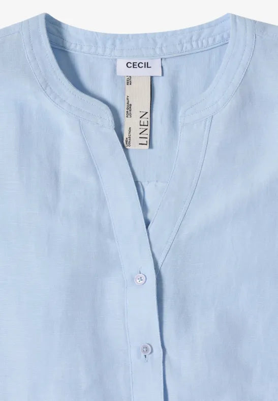 Li/cv_solid Color Blouse | Lilla Hem