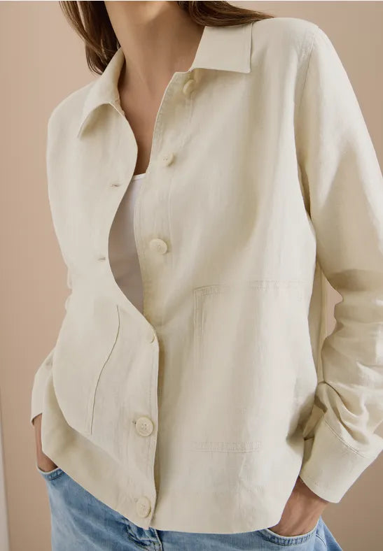 Linen Blouse Jacket | Lilla Hem