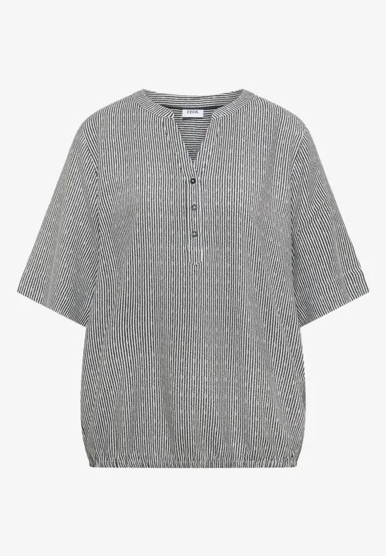 TOS Printed Stripe Blouse | Lilla Hem