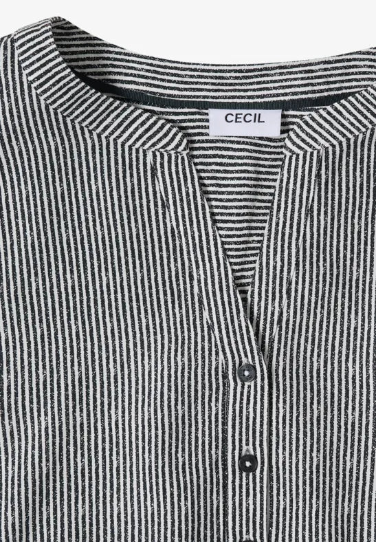 TOS Printed Stripe Blouse | Lilla Hem