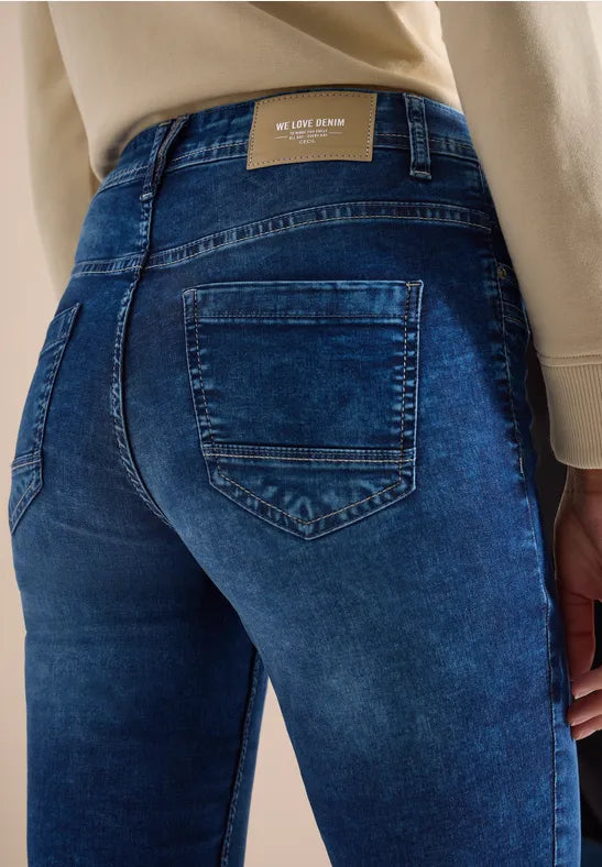 Jeans Style NOS Scarlett Mid Blue 22 | Lilla Hem
