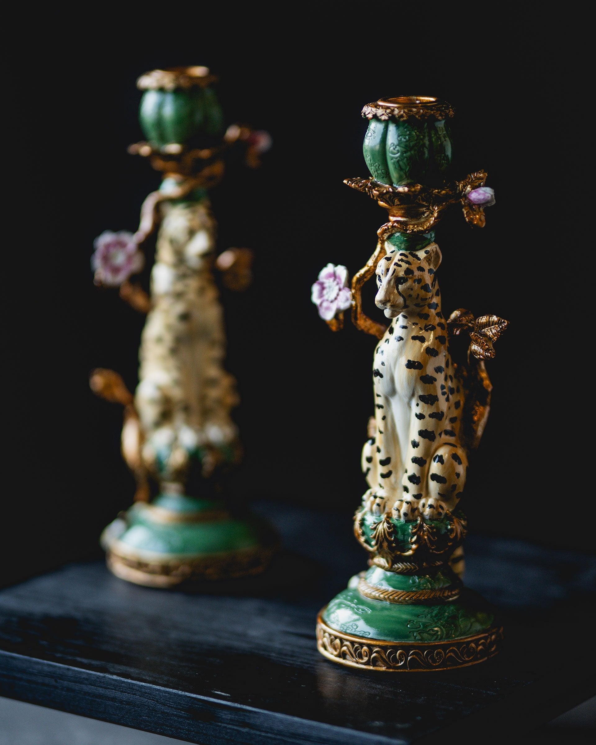 Ljusstake Leopard från Alot Decoration | Lilla Hem
