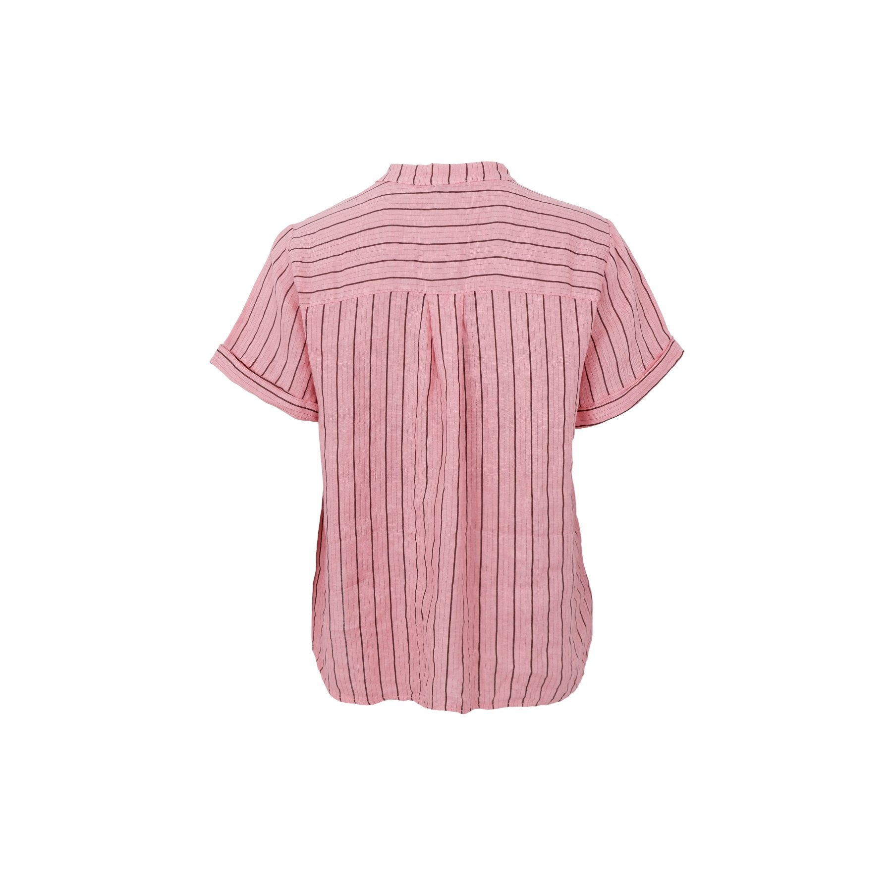 BCMELINA SS Linen Shirt | Lilla Hem