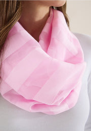 Solid Woven Stripe Loop i Light Blush Rose från Cecil | Lilla Hem