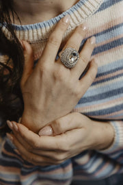 Stor Ring med Bling Silver från Camicia - framsida | Lilla Hem