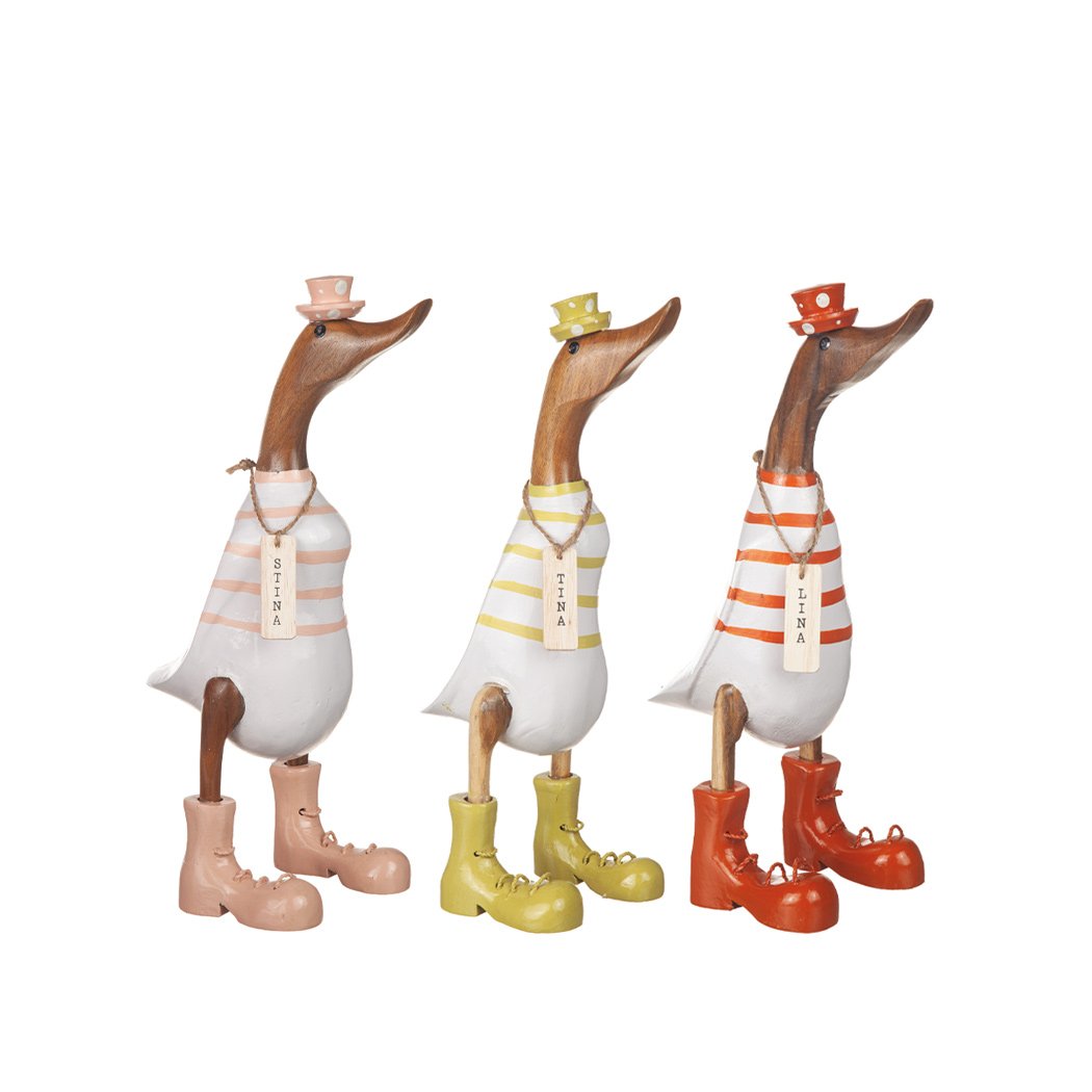 Anka Stina med Vänner i Bambu 35 Cm | Lilla Hem