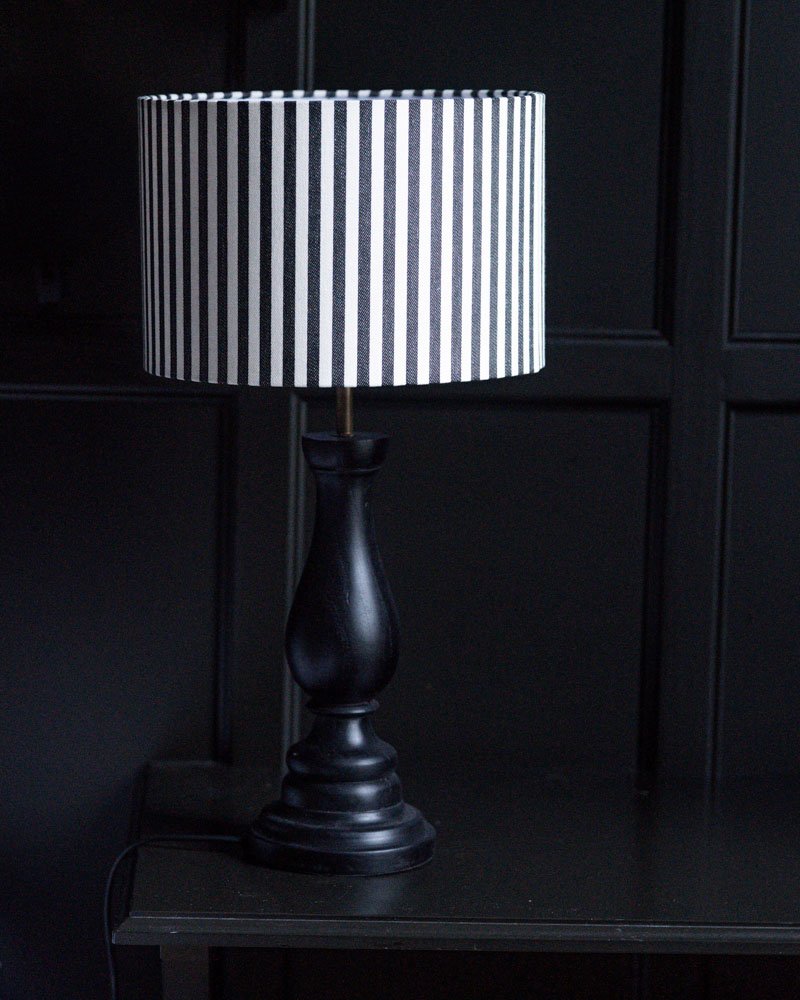 Lampskärm Cylinder Randig Ø30x20cm | Lilla Hem