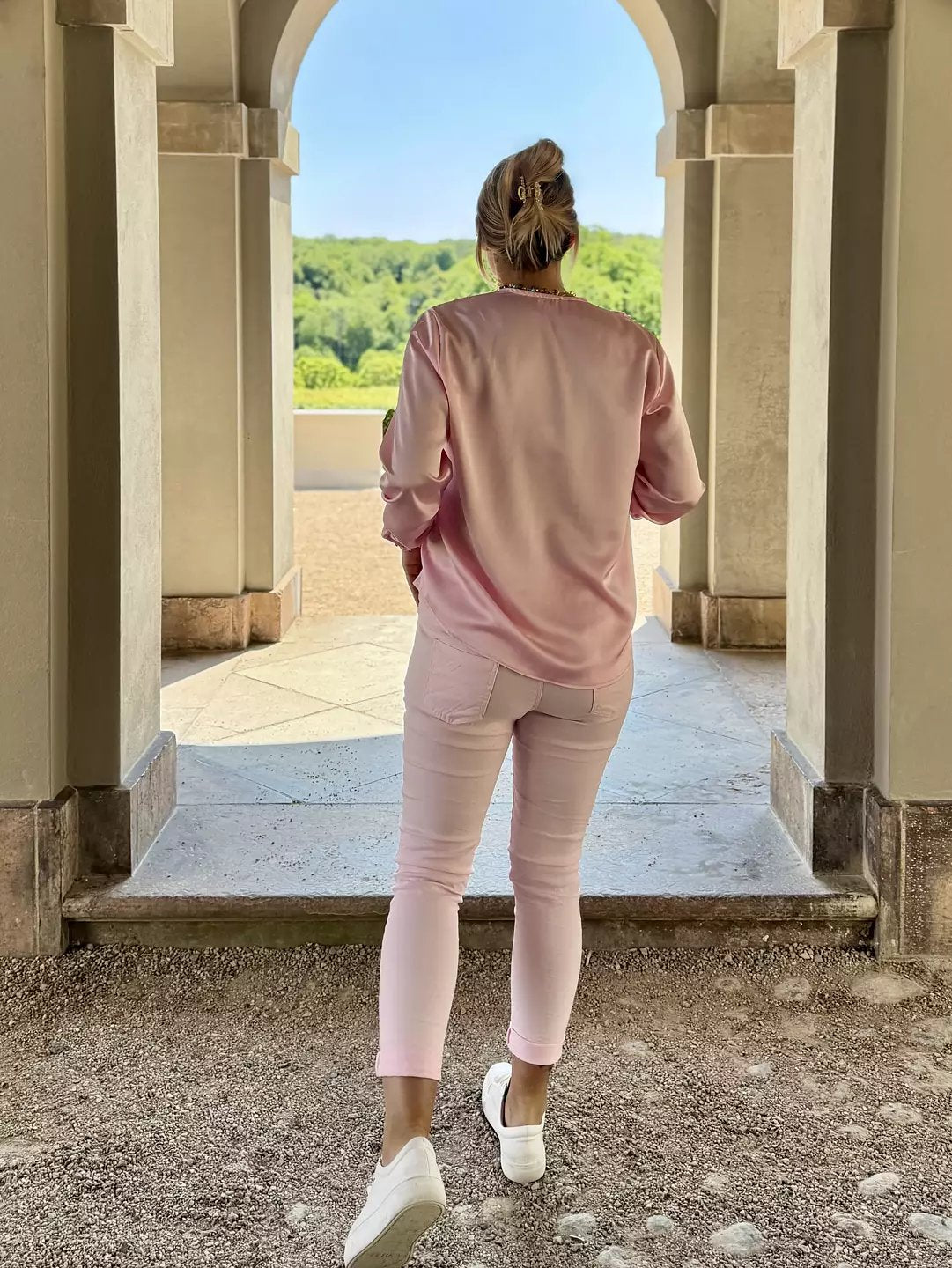 Helen Magiska Byxor i Rosa från Gemini - framsida | Lilla Hem