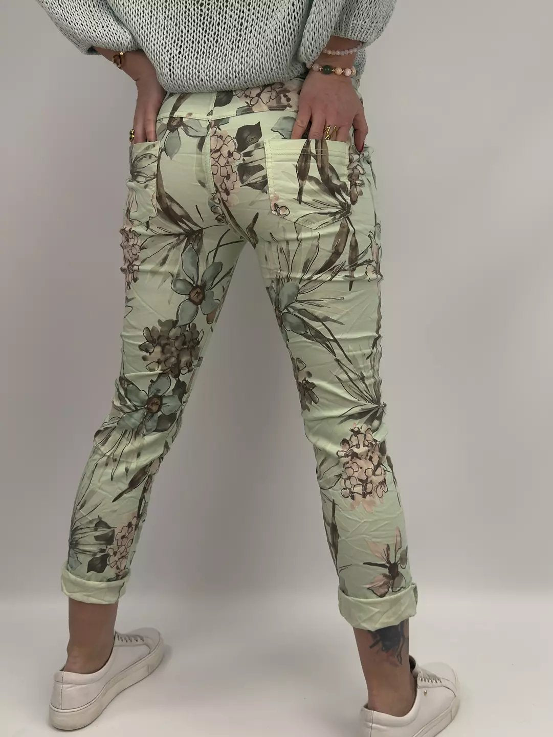 Mönstrade Stretchbyxor | Lilla Hem