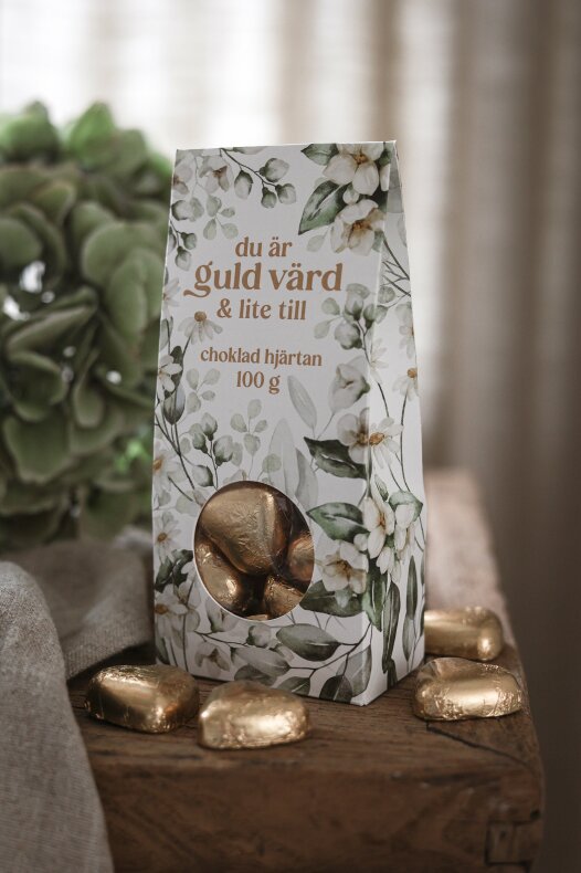 Godsaker Du Är Guld Värd Choklad 100g - Lilla Hem