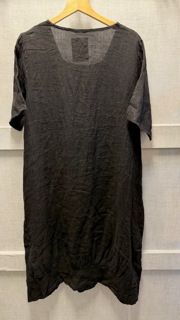 Linneklänning med Fickor | Lilla Hem