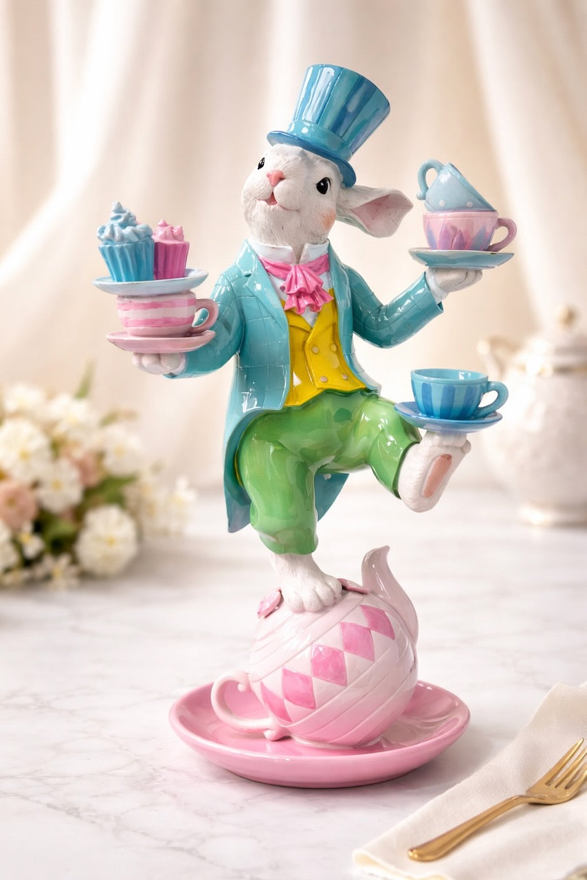 Jonglerande Kanin med Koppar Färgglad | Lilla Hem